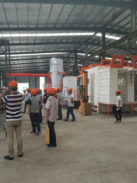 Zhejiang Huier Coating Environmental Protection Equipment Co., Ltd linha de produção do fabricante