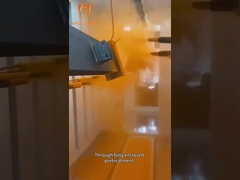 Customize Coating Color Automated Powder Coating Line Chain / Mesh Belt Conveyor Tipo