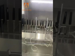 Linha de revestimento por pulverização de válvulas electrostáticas eléctricas Operação contínua durante 5