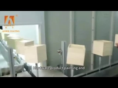 Eficiência Linha de pintura eletrostática Armas de pulverização de alta tensão com 60%+ de utilização de tinta