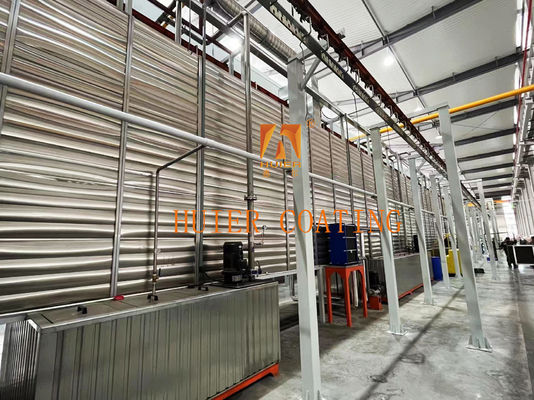 Linha de limpeza química industrial automatizada de aço inoxidável 1 ano de garantia