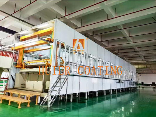Linha de produção de oxidação de galvanização ecológica automatizada para produção sustentável